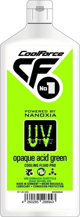 Nanoxia CoolForce No.1 Cooling Fluid Pro, Kühlflüssigkeit, 1000ml, UV Opaque Acid grün