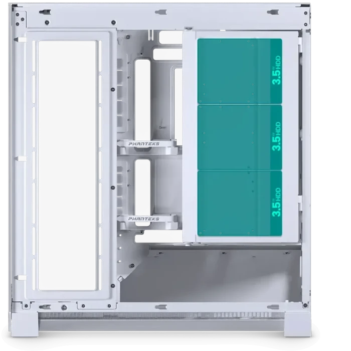 Phanteks NV5 MKII Matte White, weiß, Glasfenster