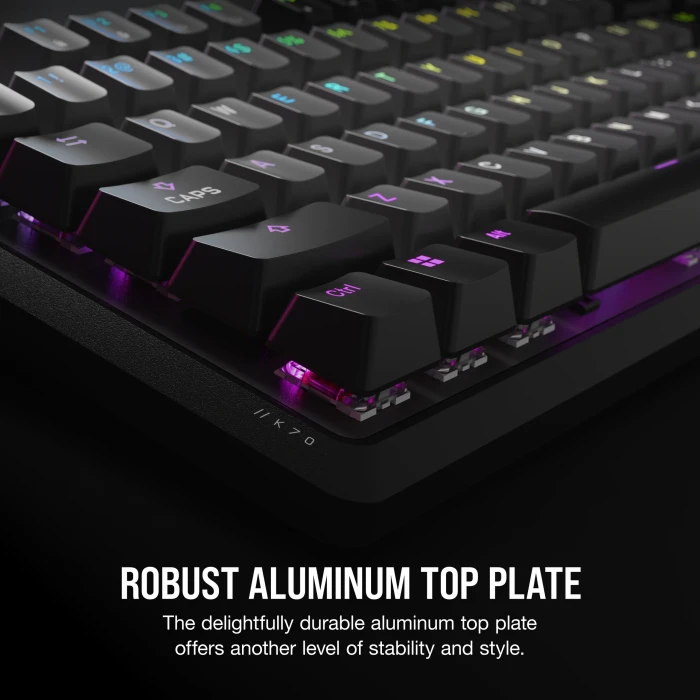 Corsair Gaming K70 CORE, Steel Gray, MLX RED, USB, DE
