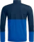 Ortovox 185 Rock'n'Wool Zip Neck Funktionsshirt langarm deep ocean (Herren) Vorschaubild