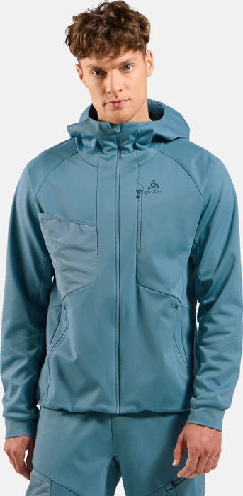 Odlo Zeroweight X-Warm Skijacke provincial blue (Herren)