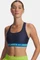 Under Armour Armour Mid Crossback Sport-BH washed navy/blue atlantis/high vis yellow (Damen) Vorschaubild