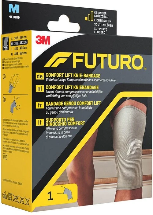 3M Futuro Comfort Lift Kniebandage Größe M, 1 Stück