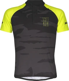 Scott RC Team Trikot kurzarm black/sulphur yellow (Junior)