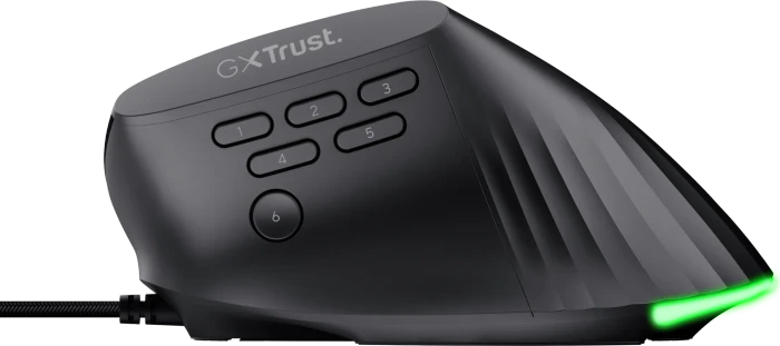 Trust Gaming GXT 145 Rexxa Ergonomic Vertical RGB Mouse schwarz, USB