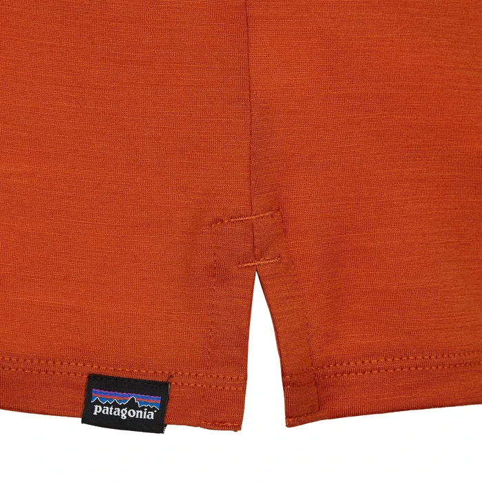 Patagonia Capilene Cool Merino Graphic Funktionsshirt kurzarm fitz roy fader/sandhill rust (Herren)