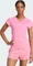 adidas Aeroready Train Essentials Minimal Branding V-Neck Funktionsshirt kurzarm pink fusion/white (Damen) Vorschaubild