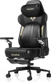 AutoFull M6 Ultra 2.0 Gamingstuhl mit Massagefunktion, schwarz