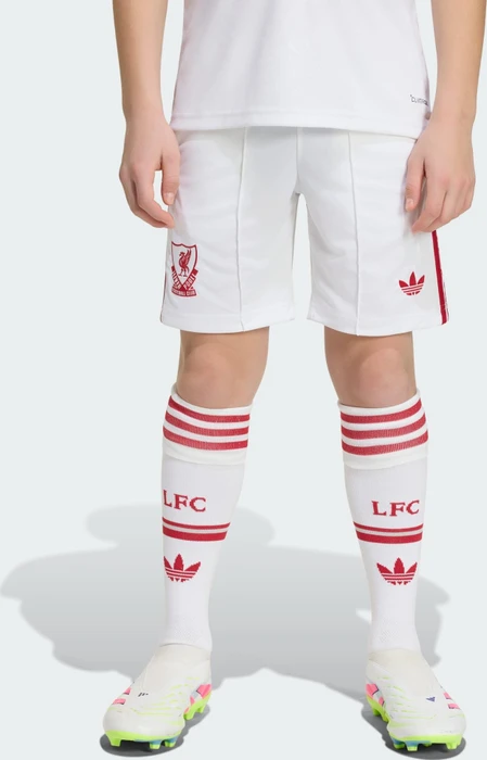 adidas Liverpool FC 2026/2027 Auswärtsshorts weiß (Junior)
