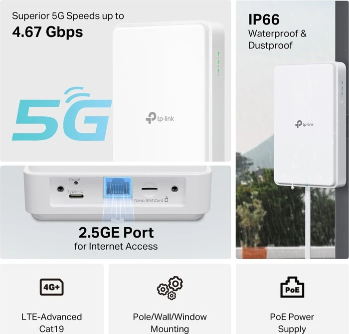TP-Link NE200-Outdoor, Outdoor, 5G