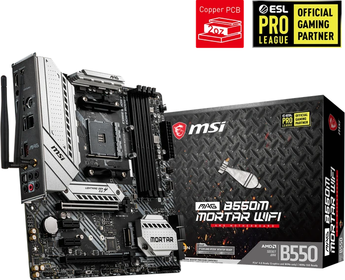 MSI MAG B550M Mortar WIFI (AMD AM4)