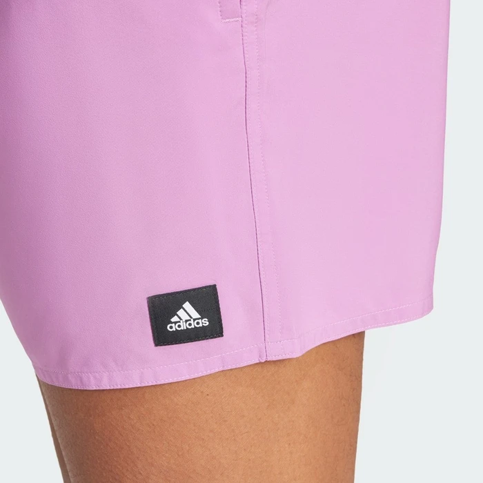 adidas Solid CLX Short-Length Badeshorts preloved purple/black (Herren)