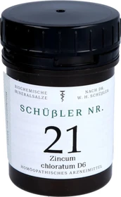 Apofaktur Schüßler Nr. 21 Zincum chloratum D6 Tabletten, 400 Stück