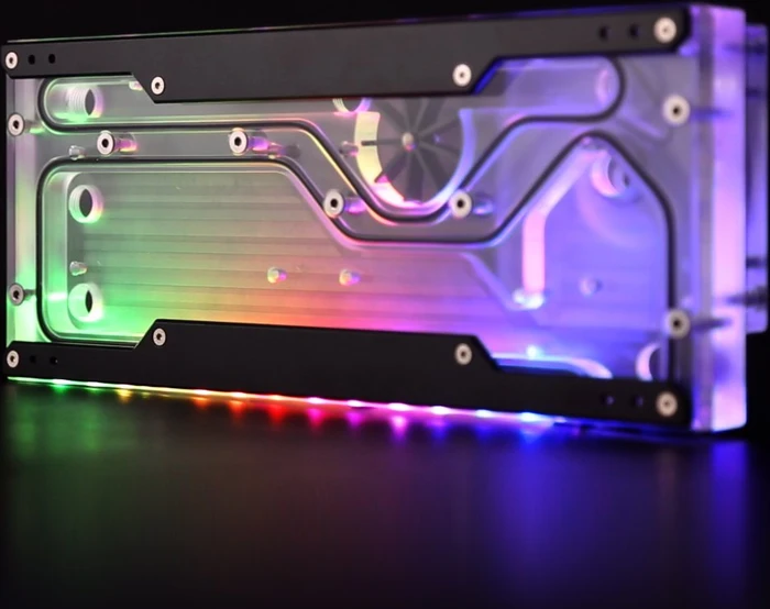 Raijintek Acheron 240 DDC RBW Distro Plate, Verteilerplatte mit Pumpe