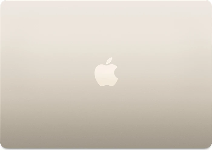 Apple MacBook Air 15", Starlight, M3 - 8 Core CPU / 10 Core GPU, 8GB RAM, 256GB SSD, DE [2024]
