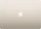 Apple MacBook Air 15", Starlight, M3 - 8 Core CPU / 10 Core GPU, 8GB RAM, 256GB SSD, DE [2024] Vorschaubild