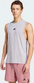 adidas Designed for Training Workout Funktionsshirt ärmellos glory grey (Herren)