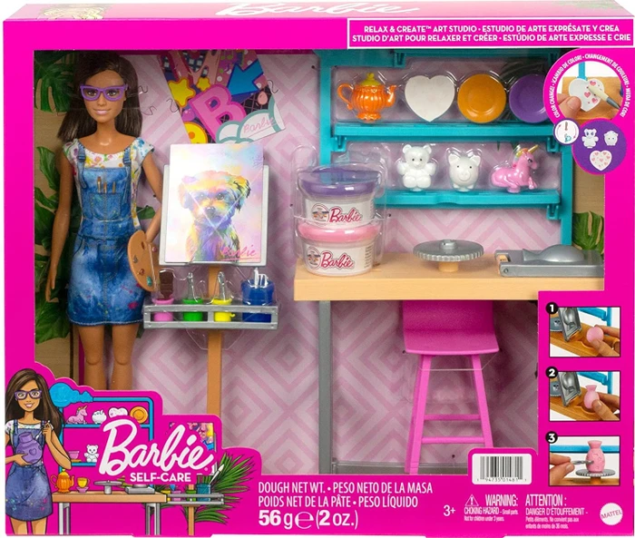 Mattel Barbie - Relax & Create Art Studio mit Puppe