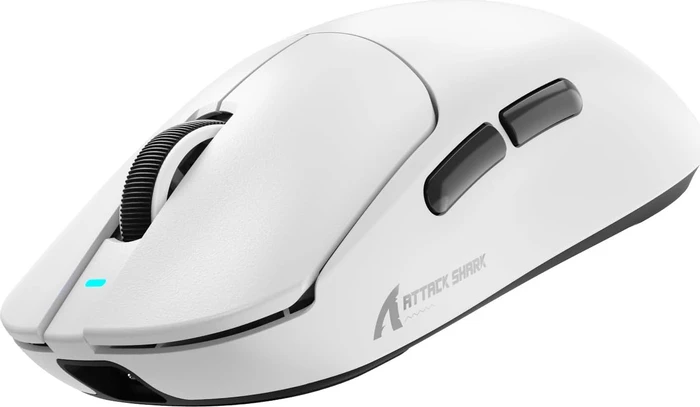 Attack Shark X8 Plus Tri-mode Wireless Gaming Mouse, weiß, USB/Bluetooth