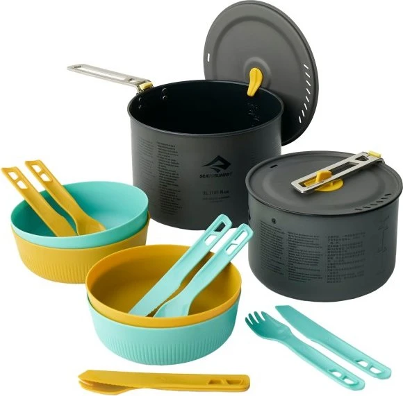 Sea to Summit Frontier Ultralight Two Pot 14-teilig Kochtopfset