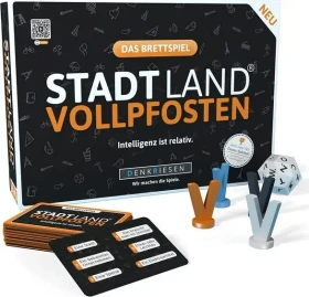 Stadt Land Vollpfosten - Das Brettspiel - Intelligenz ist relativ