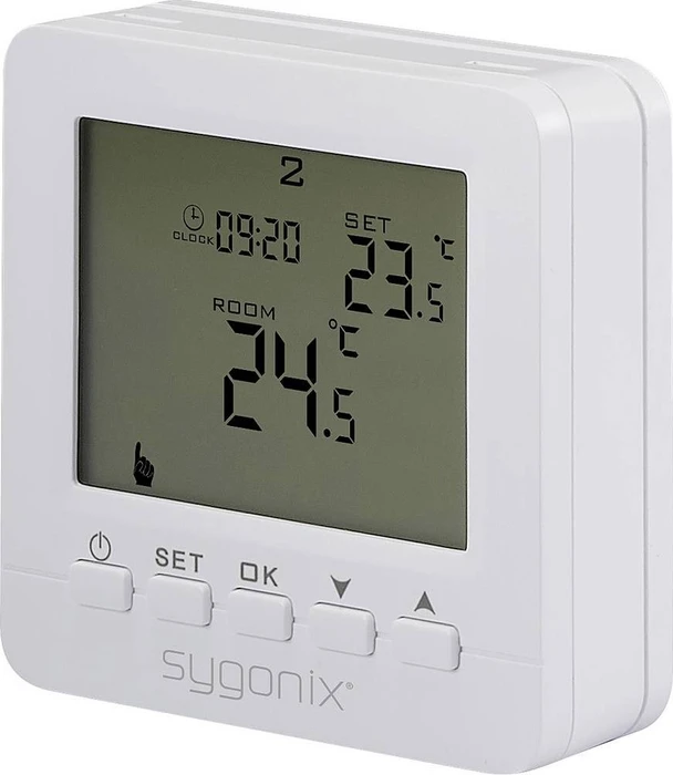 Sygonix Funk-Raumthermostat mit Display, AP
