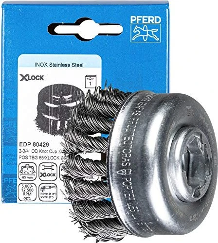 Pferd POS TBG 65/X-LOCK ST 0.5 Topfbürste gezopft, 65mm, 1 Stück