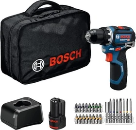 Bosch Professional GSR 12V-32 Akku-Bohrschrauber inkl. Tasche + 2 Akkus 2.0Ah + Zubehör