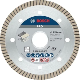 Bosch Professional Best for Ceramic Extraclean Turbo Diamanttrennscheibe, 115x1.4x22.23mm, 1 Stück