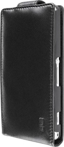 Artwizz SeeJacket Leather Flip für Sony Xperia Z1 Compact schwarz