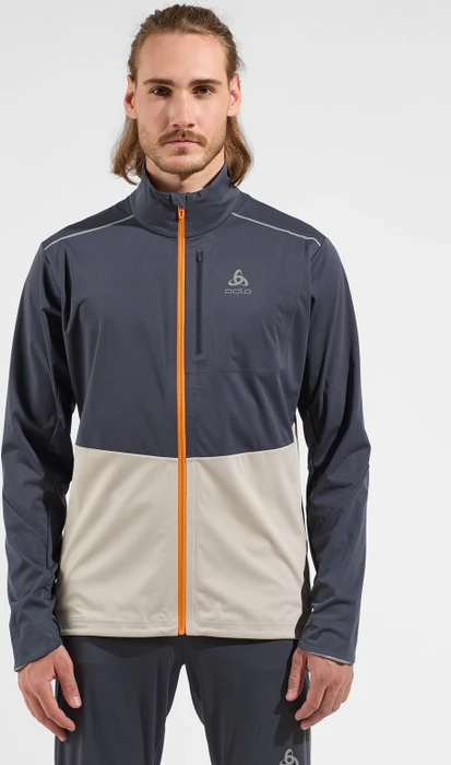 Odlo Langnes Funktionsjacke silver cloud/india ink (Herren)