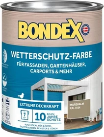 Bondex Wetterschutz-Farbe deckend außen Marehalm (RAL7034), 750ml