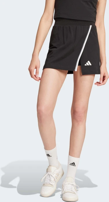 adidas Essentials Color-Pop Cotton Skort kurz schwarz (Damen)