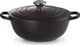 Le Creuset Signature Gusseisen La Marmite Familientopf 26cm 4.1l schwarz matt