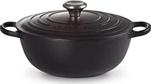 Le Creuset Signature Gusseisen La Marmite Familientopf 26cm 4.1l schwarz matt