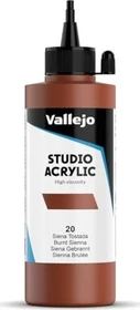 Vallejo Studio Acrylic burnt sienna, 200ml