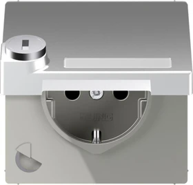 Jung Serie LS Steckdose Metallausführung 16A 250V, aluminium