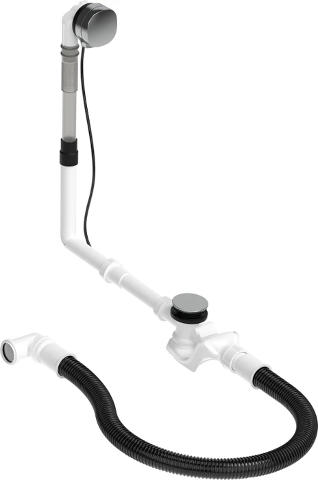 Duravit Universal Ab- und Überlaufgarnitur mit Zulauf chrom