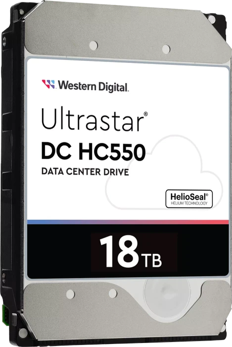 Western Digital Ultrastar DC HC550 18TB, ISE, 24/7, 512e / 3.5" / SAS 12Gb/s