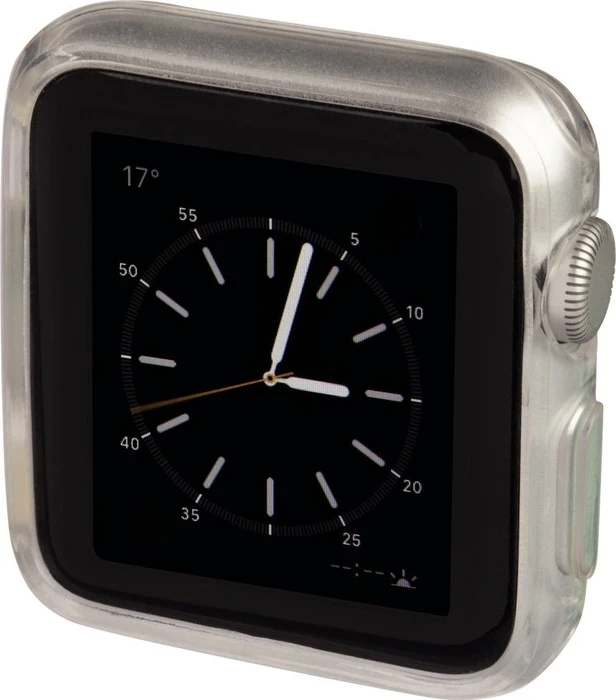 Hama Cover Crystal für Apple Watch 38mm rot/transparent