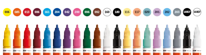 Molotow ONE4ALL 127HS Acrylmarker Main-Kit 1 sortiert, 20er-Set