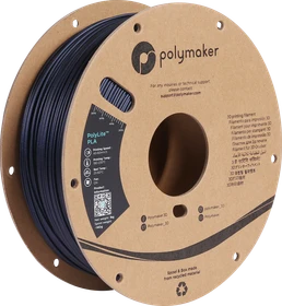 Polymaker PolyLite PLA, Dark Blue, Spule, 1.75mm, 1.00kg