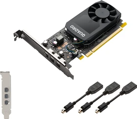 PNY Quadro P400 V2, 2GB GDDR5, 3x mDP