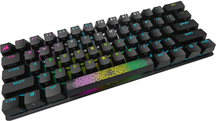 Corsair Gaming K70 PRO MINI Wireless, MX SPEED RGB Silver, USB/Bluetooth, US