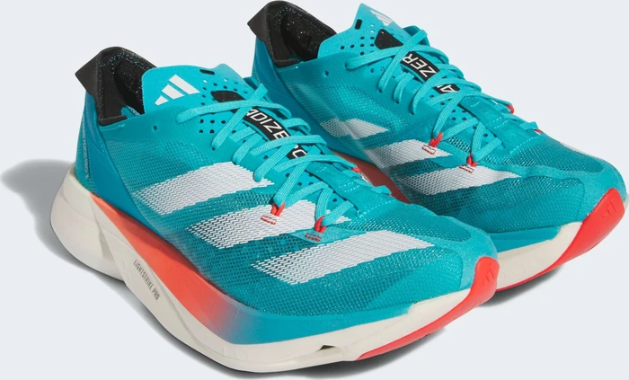 adidas Adizero Adios Pro 3 lucid cyan/cloud white/bright red (Damen)