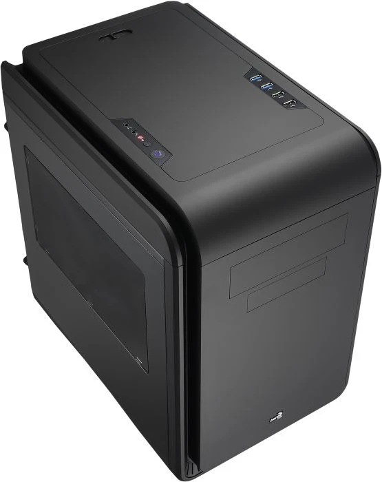 AeroCool DS Cube Black Window Edition, Acrylfenster