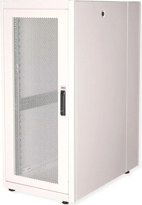 Roline / Secomp Basic 19" Netzwerkschrank 26HE, montiert, Glastür, IP20, RAL 7035, 1000mm tief