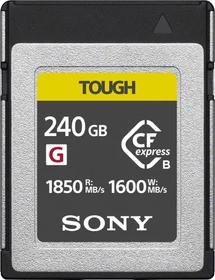 Sony TOUGH CEB-G Series R1850/W1600 CFexpress 2.0 Type B 240GB