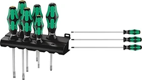 Wera Kraftform Plus Serie 300 334/355/6 Schraubendrehersatz, 6-tlg.