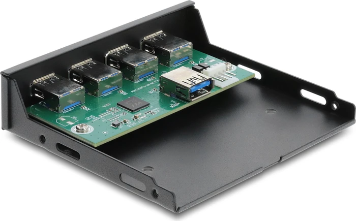 DeLOCK 3.5" USB Frontpanel, 4x USB-A 3.0, USB-A 3.0 [Buchse]
